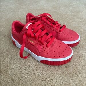 Puma Vibrant Red Sneakers